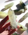 Prehnite with Epidote Lil Tower