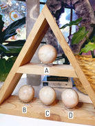 Peach Moonstone Spheres - Baltic Mermaid