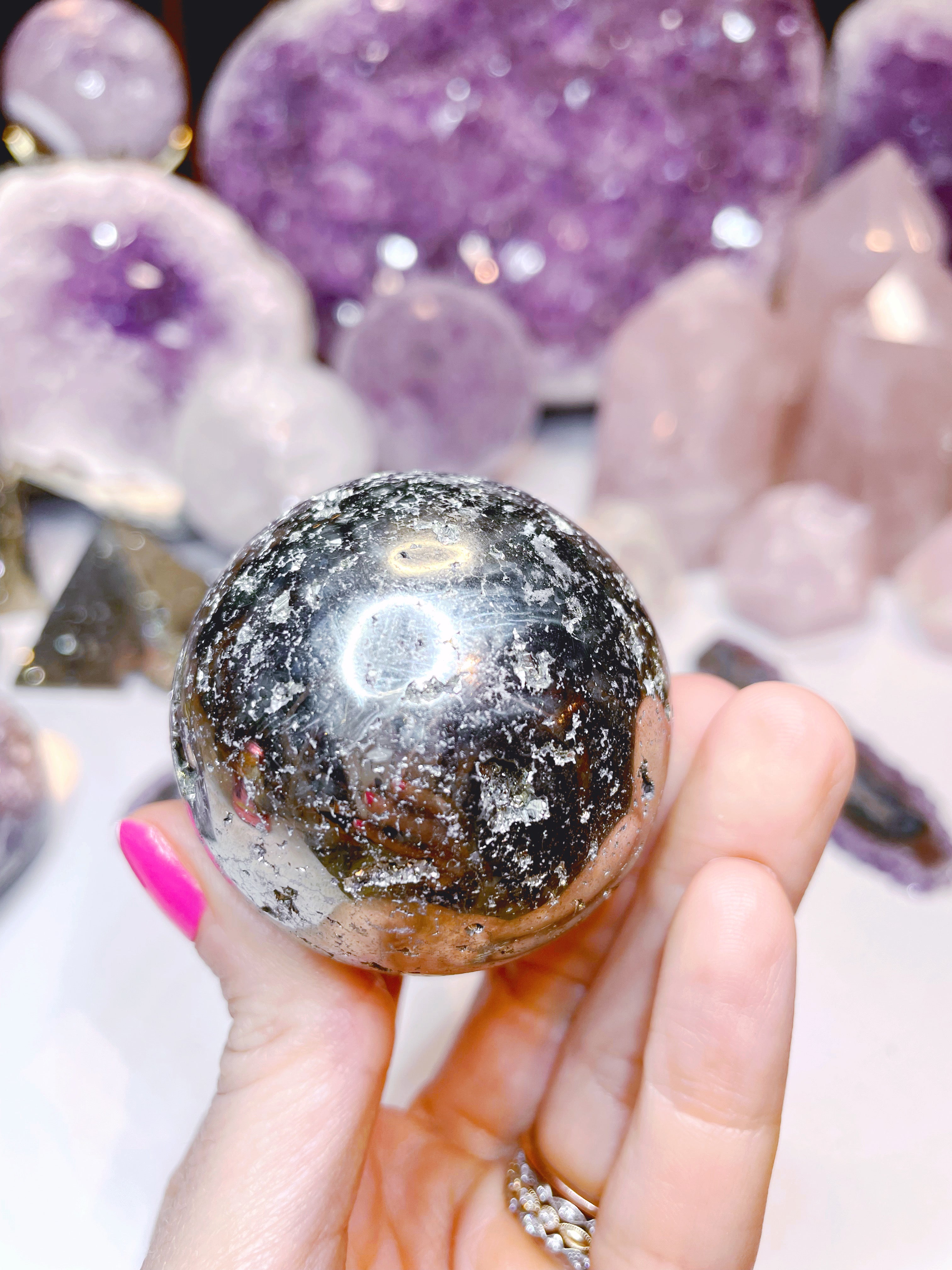 Pyrite Sphere - Baltic Mermaid