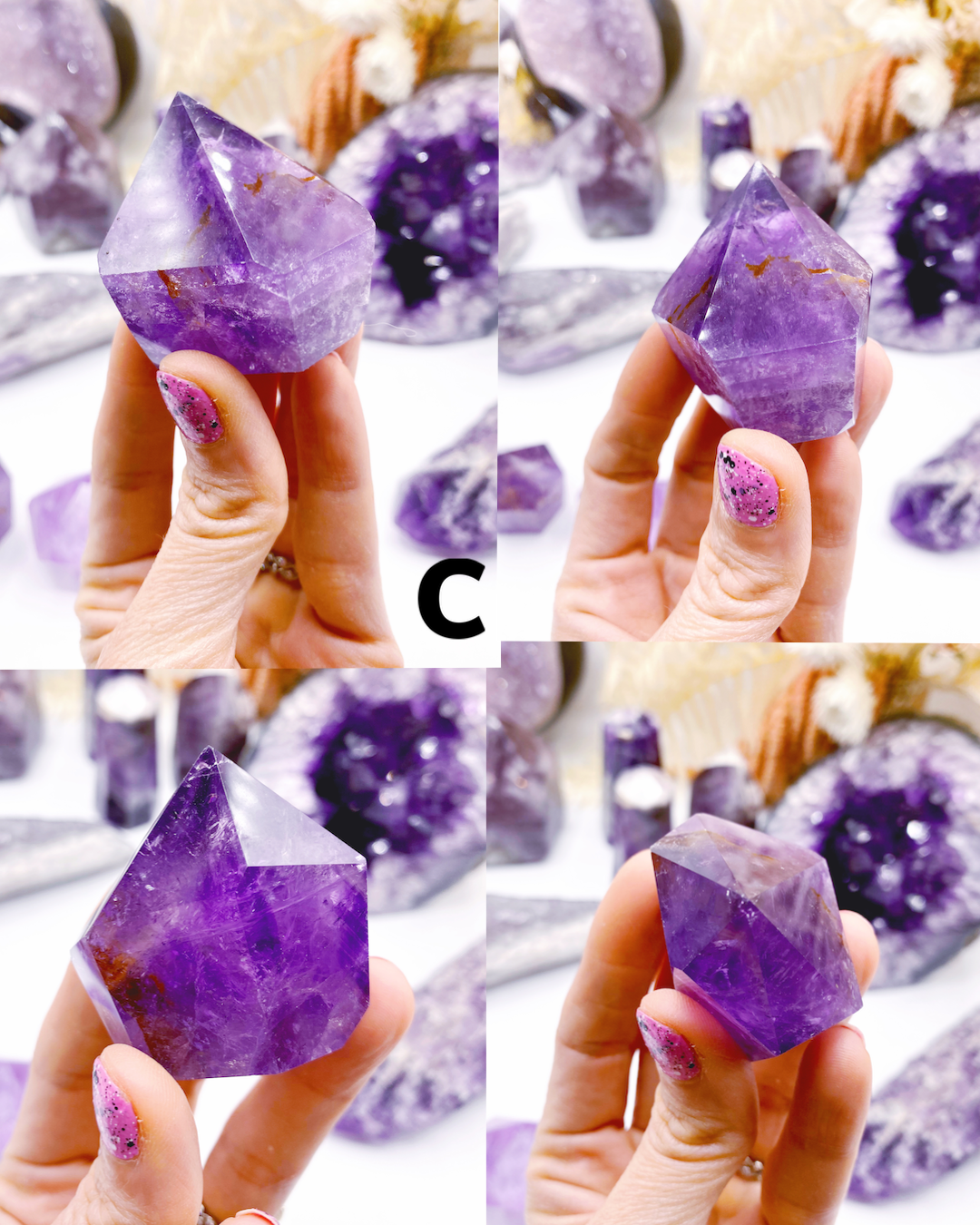 Amethyst Points - Baltic Mermaid