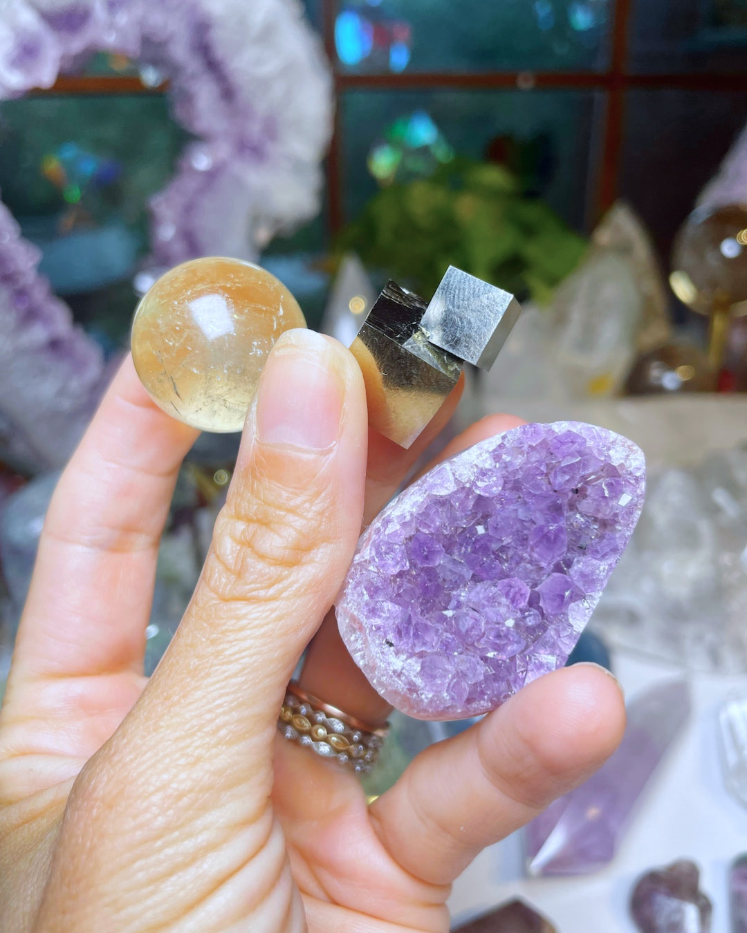 Lil’ Protection & Prosperity Crystal Set - Baltic Mermaid