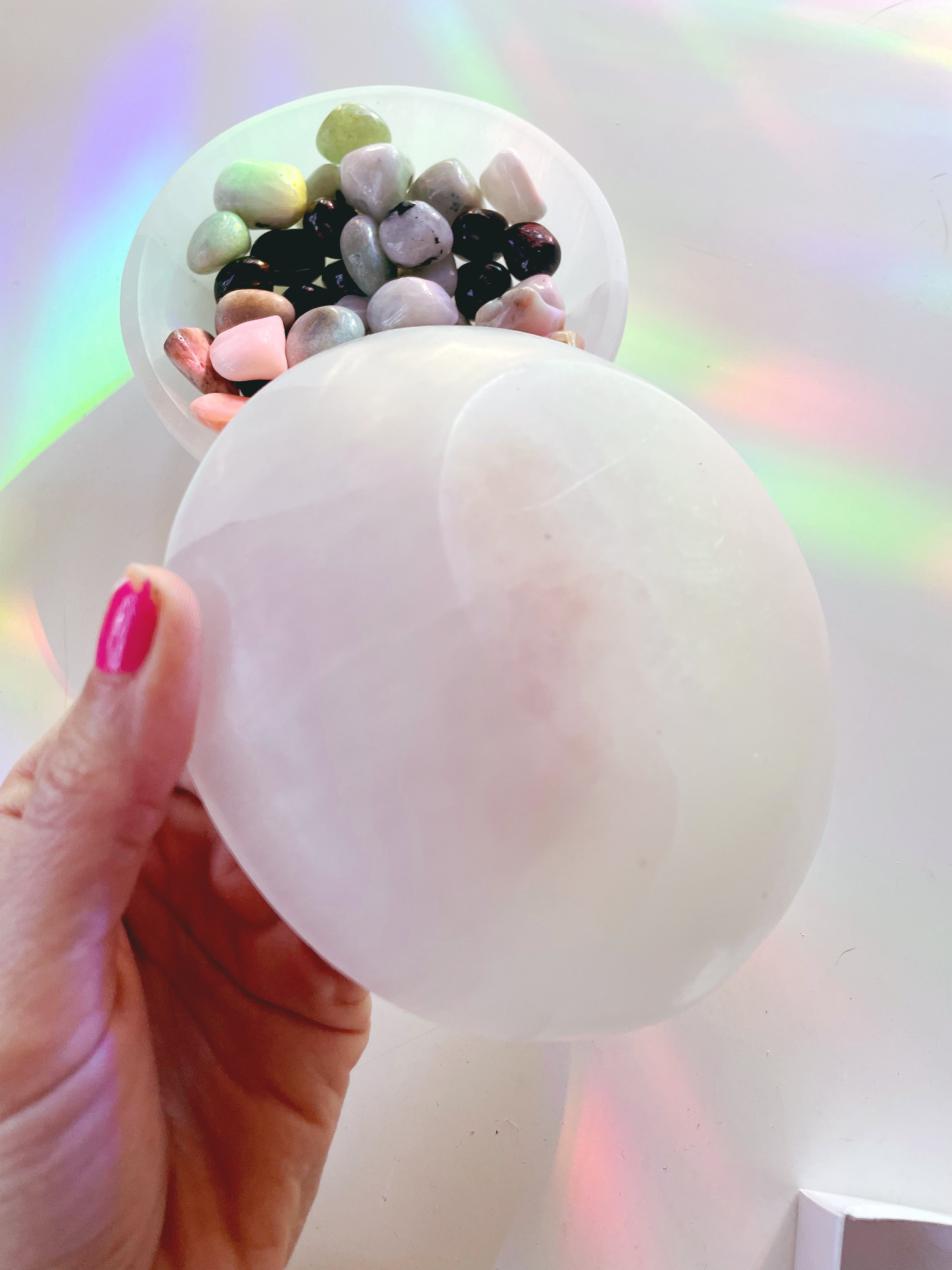 Selenite Dish - Baltic Mermaid