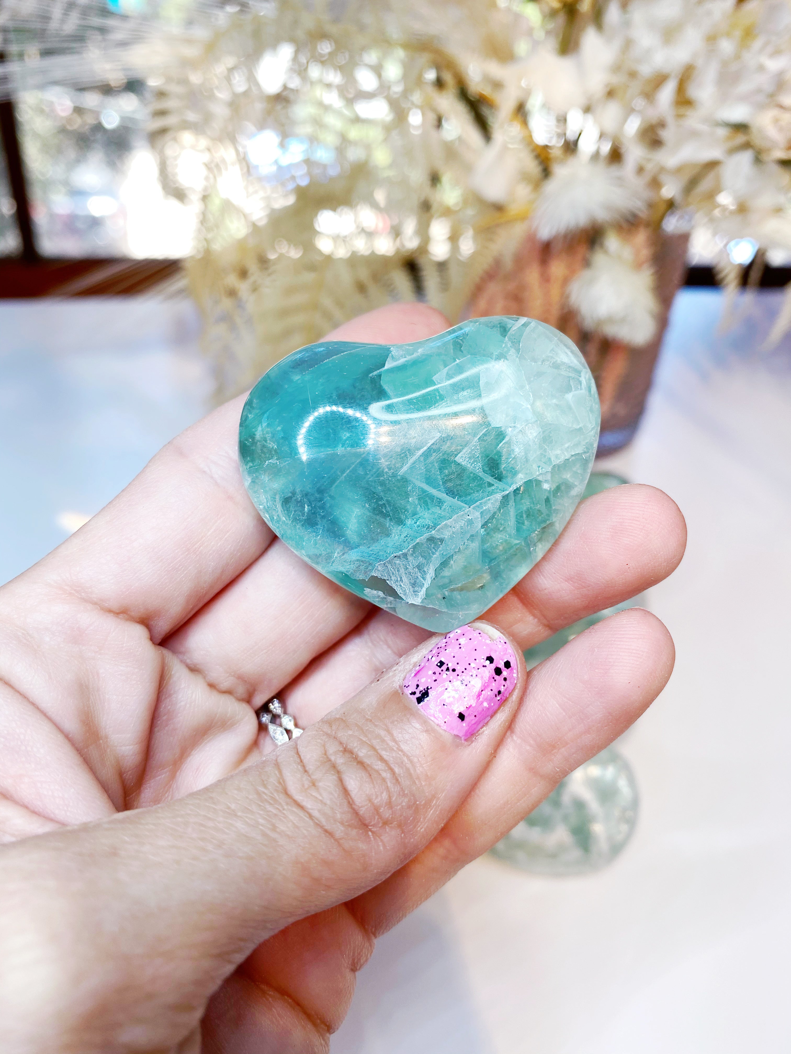 Fluorite Hearts - Baltic Mermaid