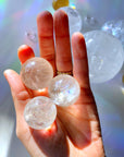 Lil Clear Optic Calcite Spheres - AAA