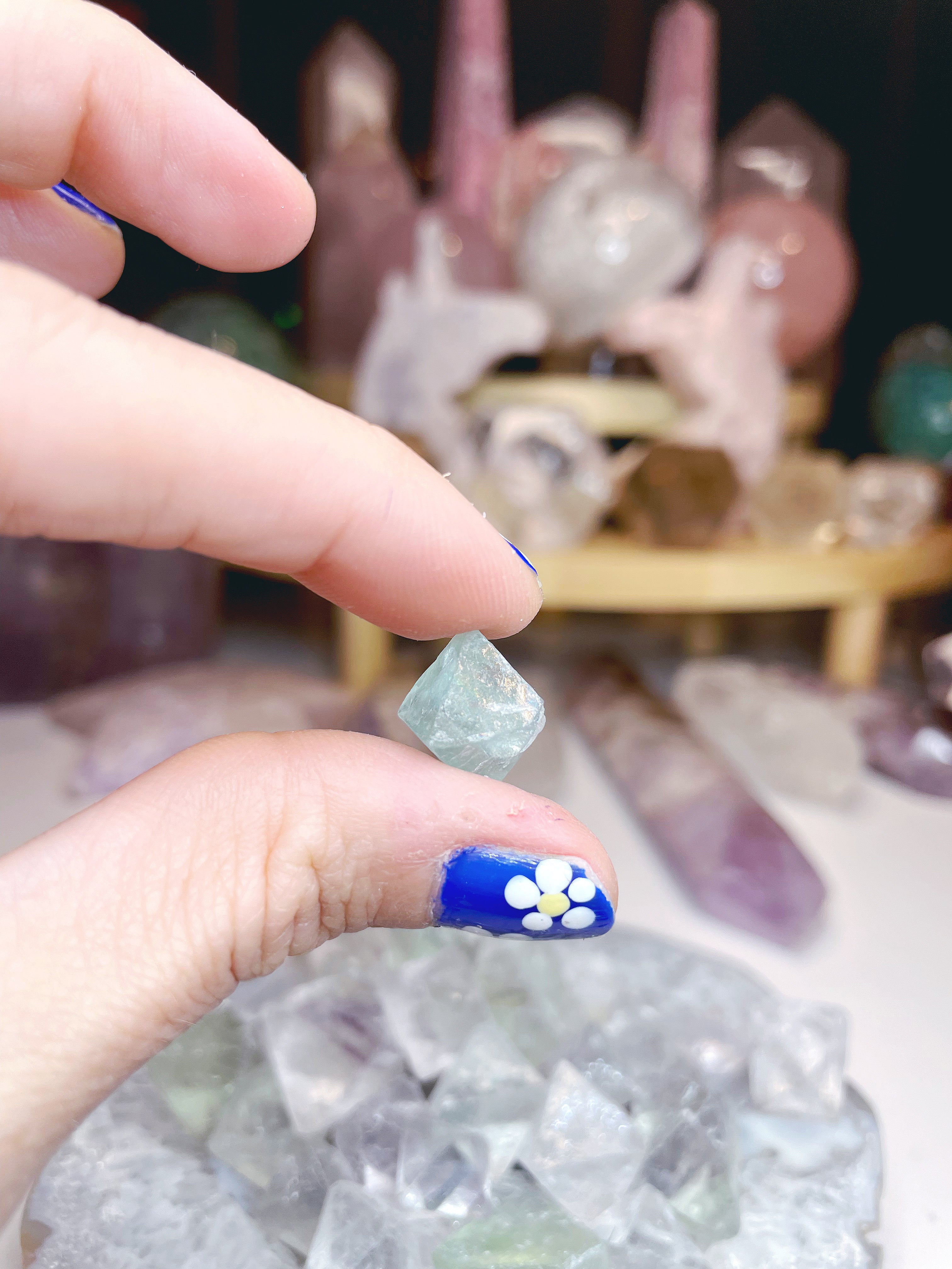 Lil Fluorite Octahedron - Baltic Mermaid