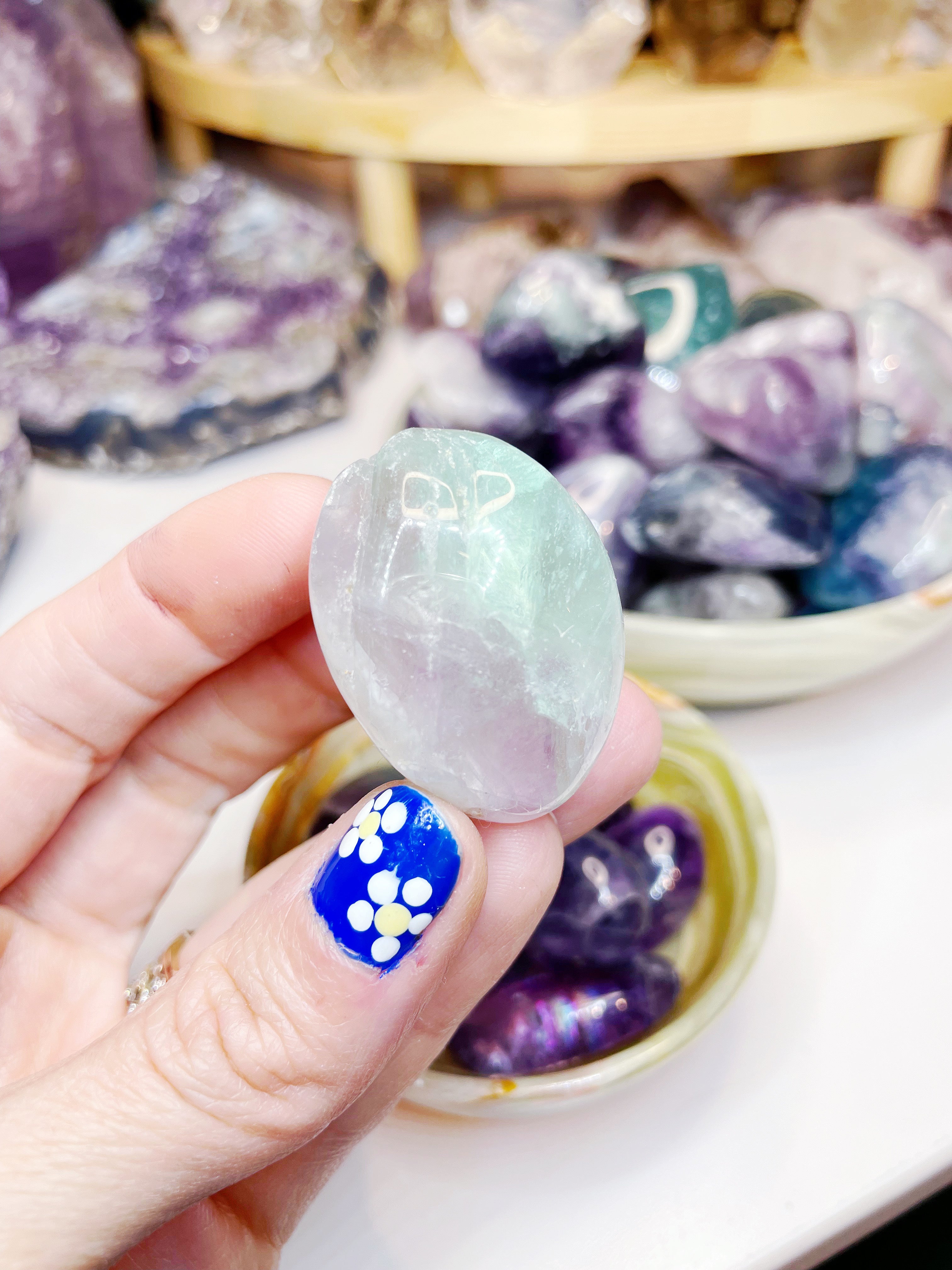 Fluorite Tumbled Stones - Baltic Mermaid