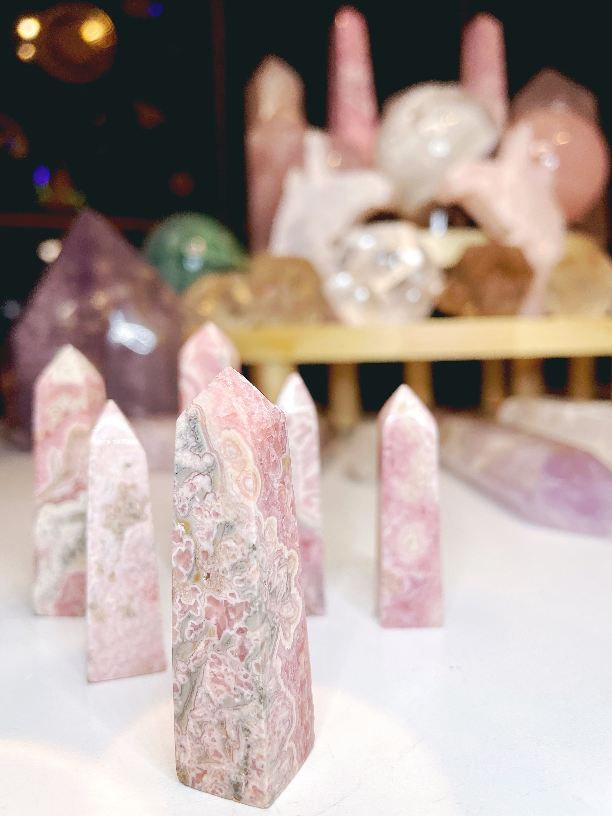 Rhodochrosite Obelisk