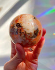 Flower Agate Sphere