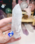 Double Terminated Clear Quartz Point w/ inclusions