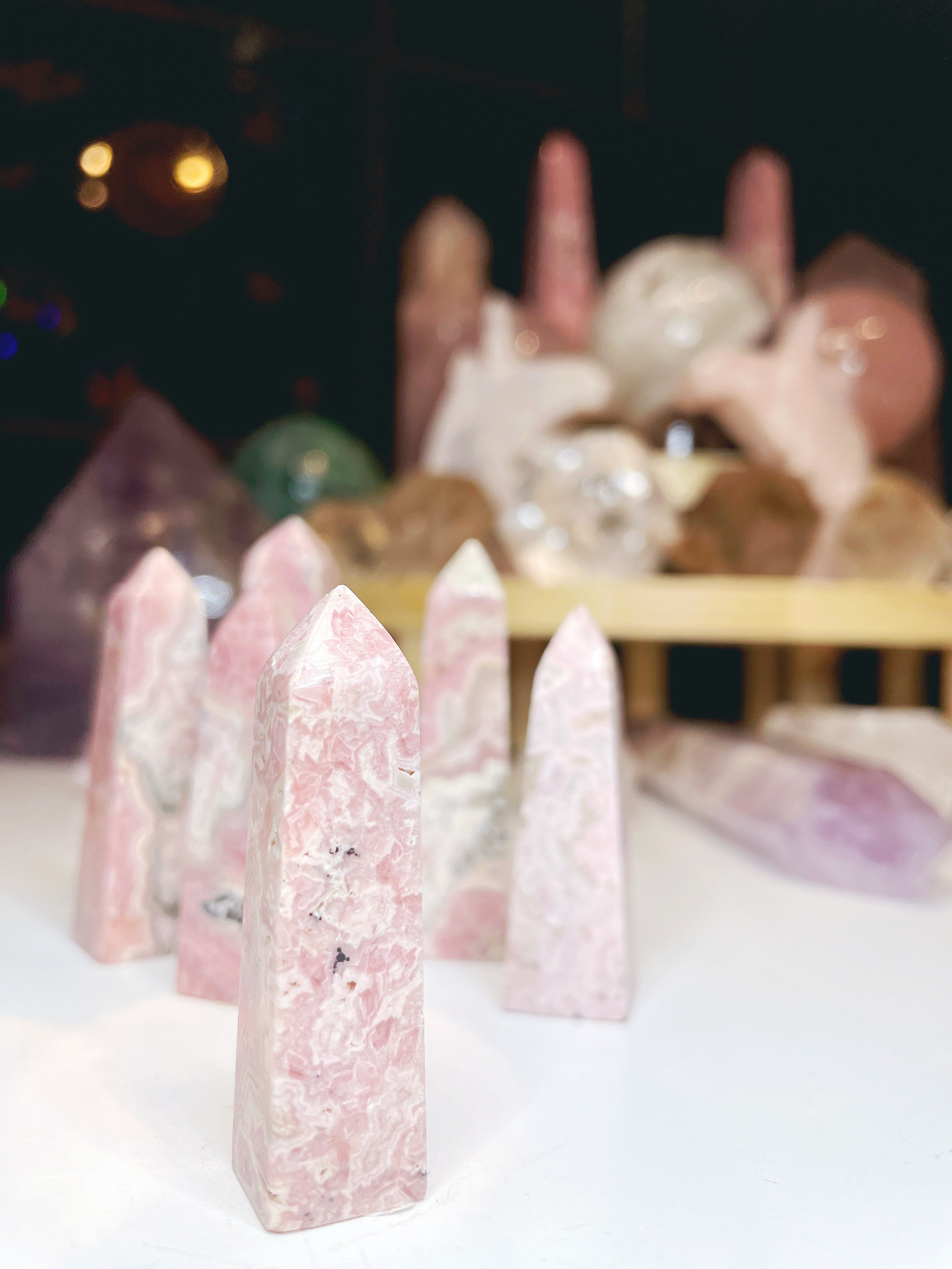 Rhodochrosite Obelisk - Baltic Mermaid