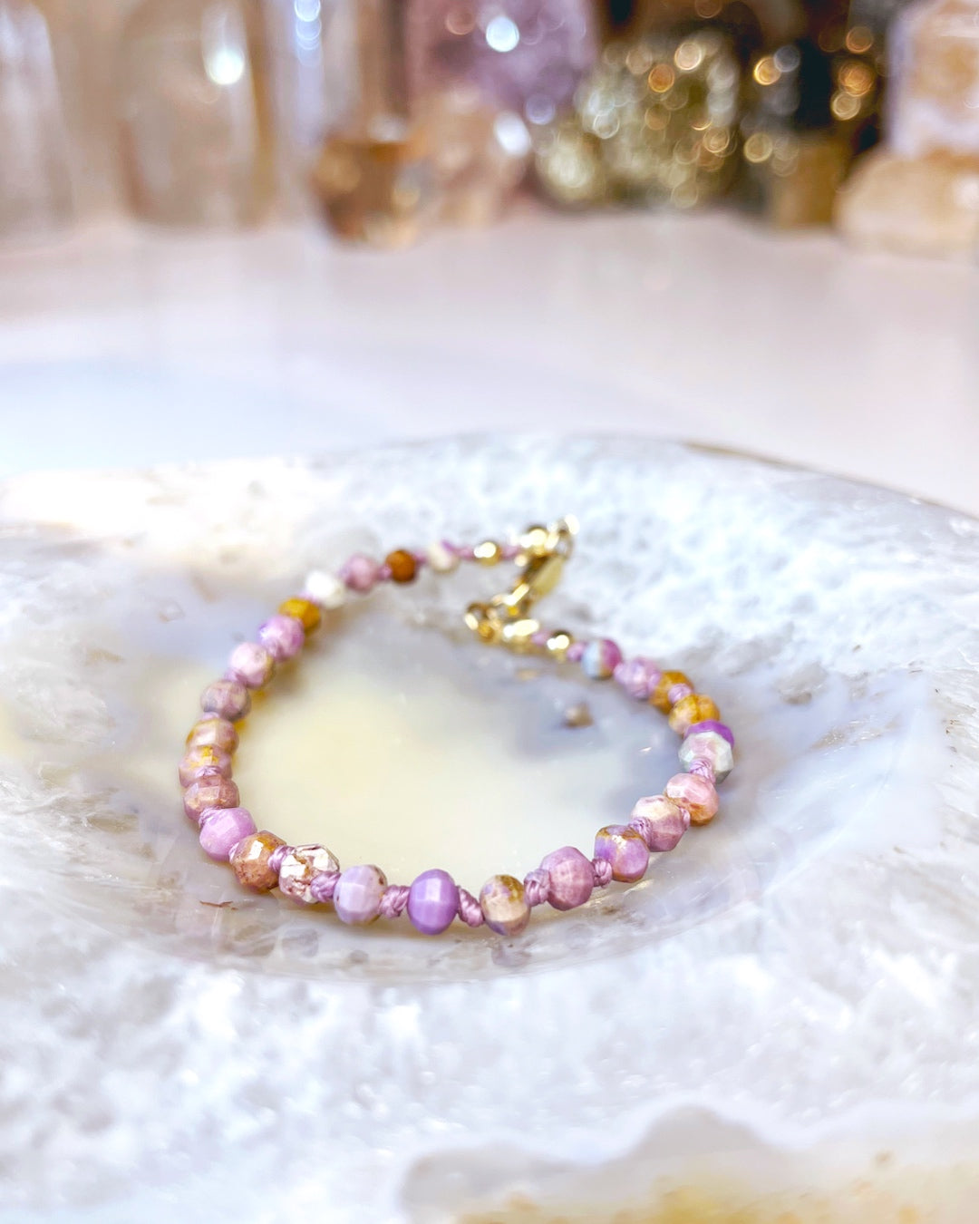 Phosphosiderite Candy Bracelet - Baltic Mermaid