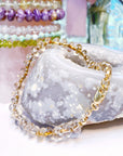 Lemon Smoky Quartz Candy Bracelet