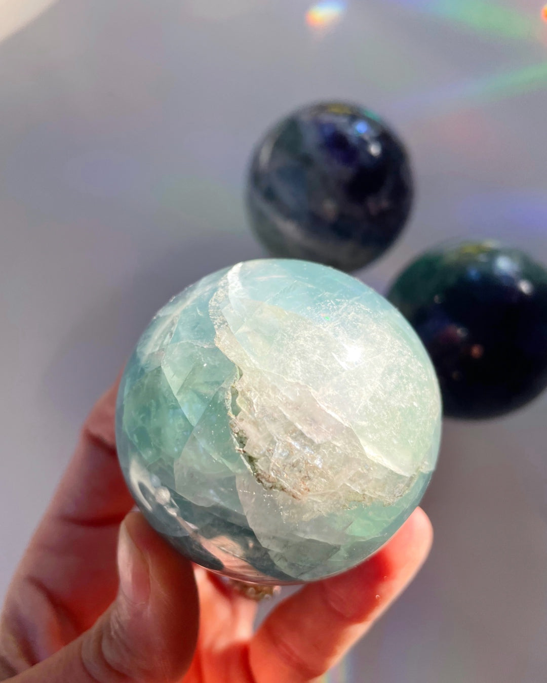 Fluorite Sphere - Baltic Mermaid