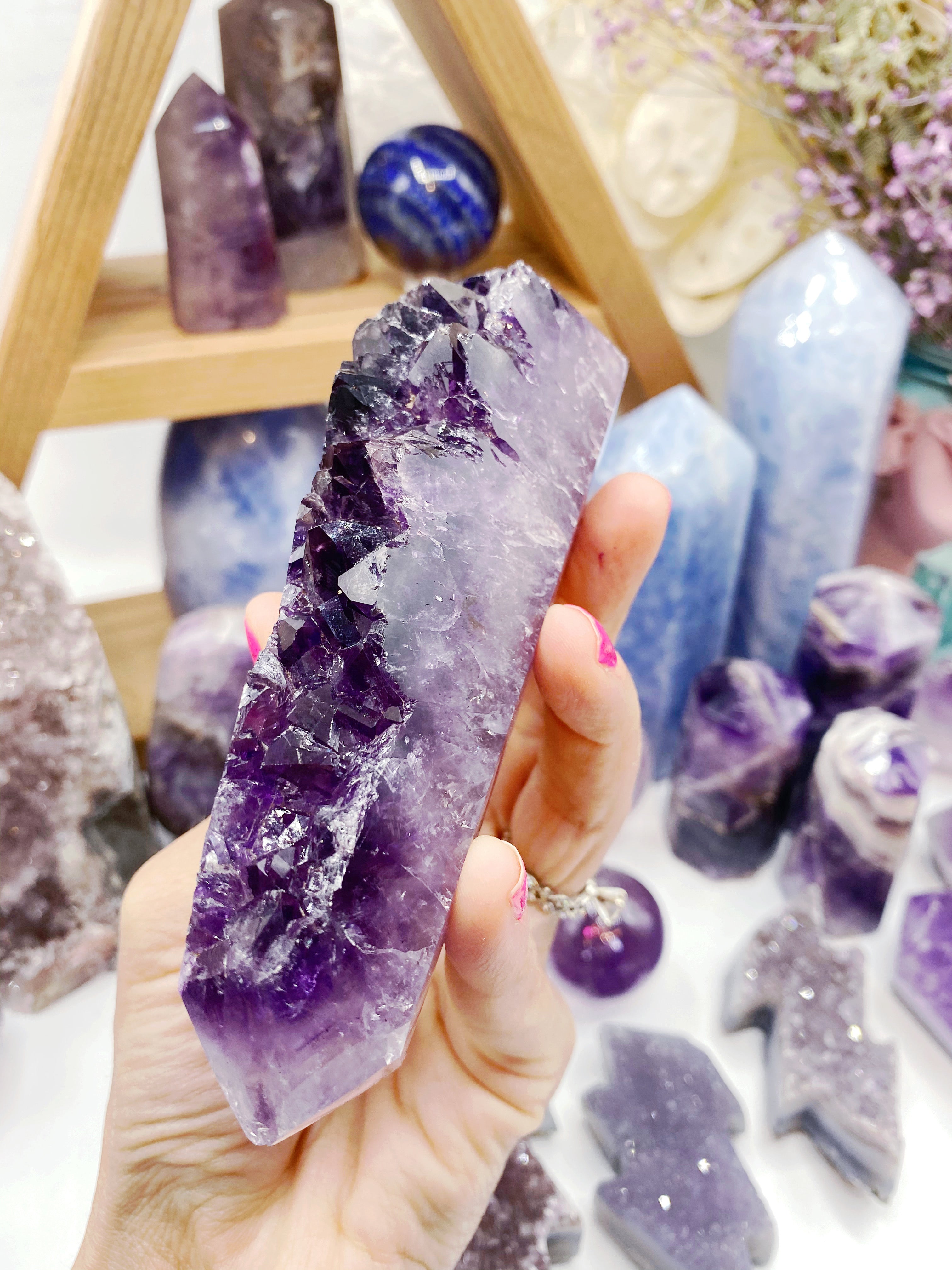 DT Amethyst Cluster Point - Baltic Mermaid