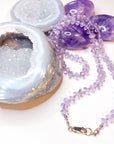 Light Amethyst Candy Necklace