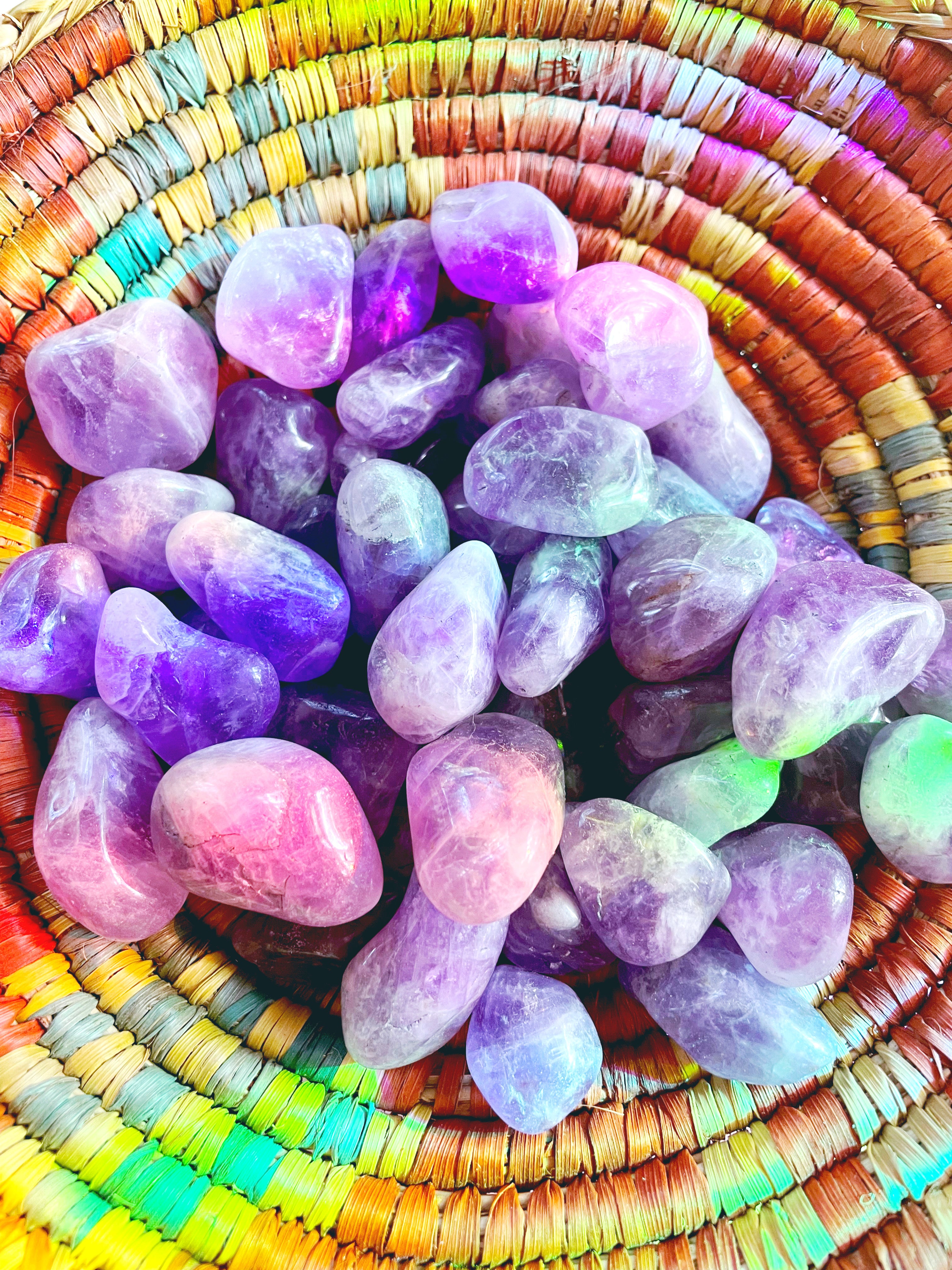 Amethyst Tumbled Stones - Baltic Mermaid