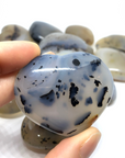 Dendritic Agate Puffed Heart