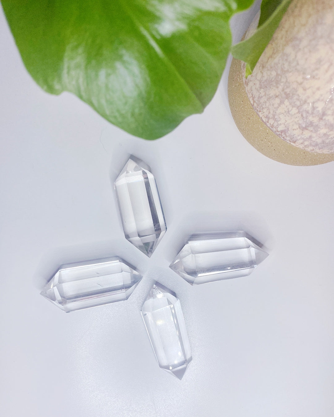 Double Terminated Clear Quartz Points - Baltic Mermaid