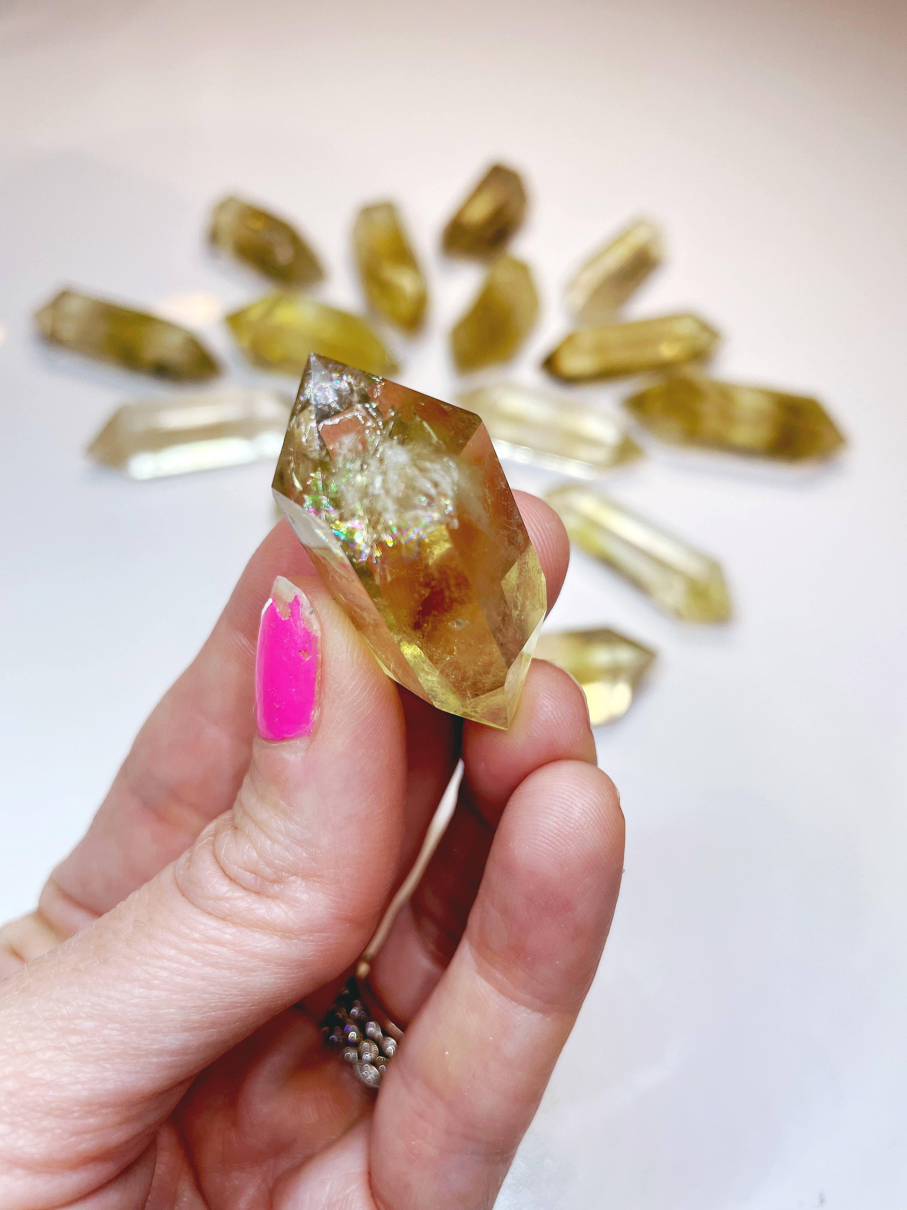 Double Terminated Citrine Point - Baltic Mermaid