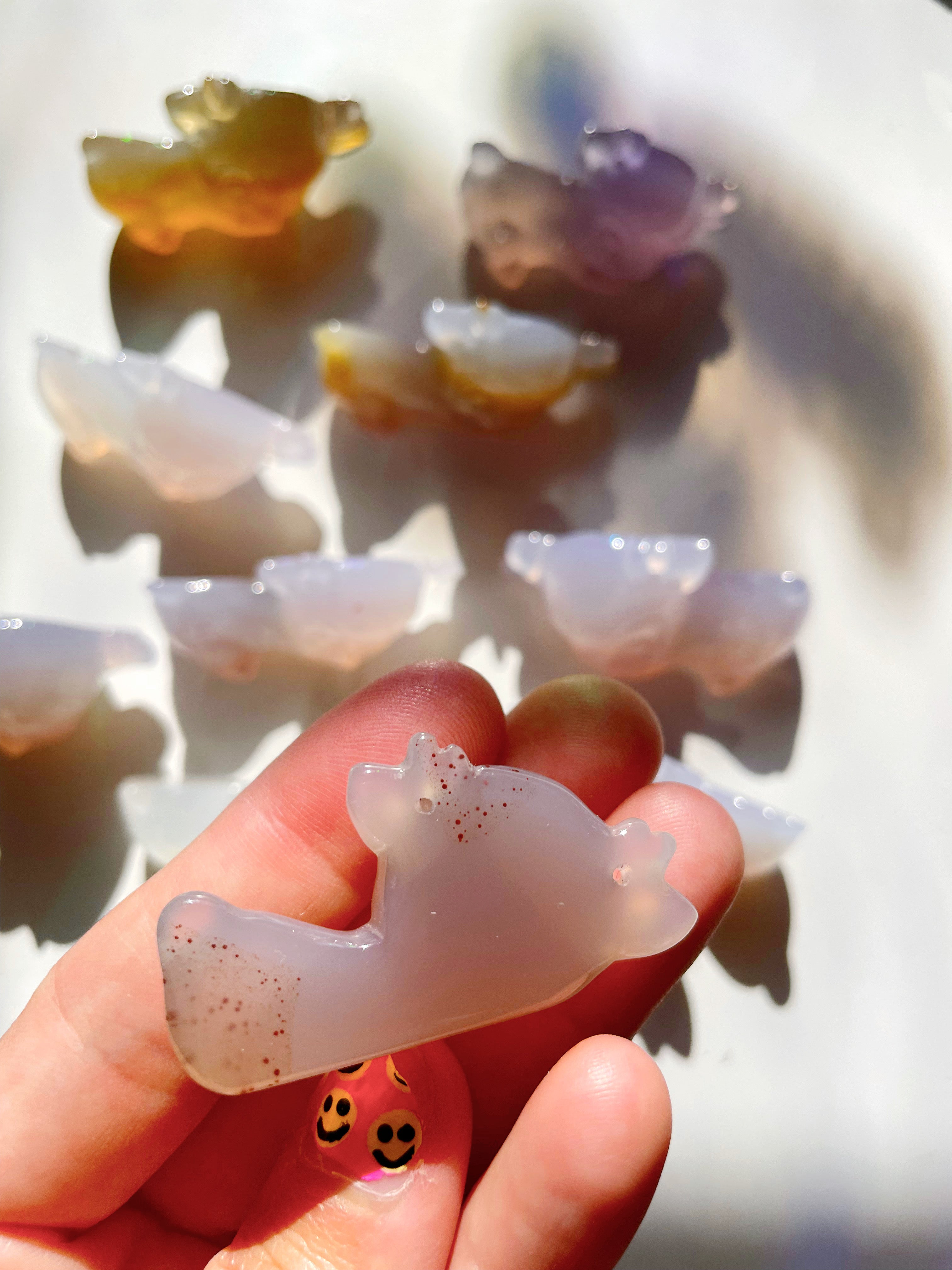 Carved Agate Fawn - Baltic Mermaid