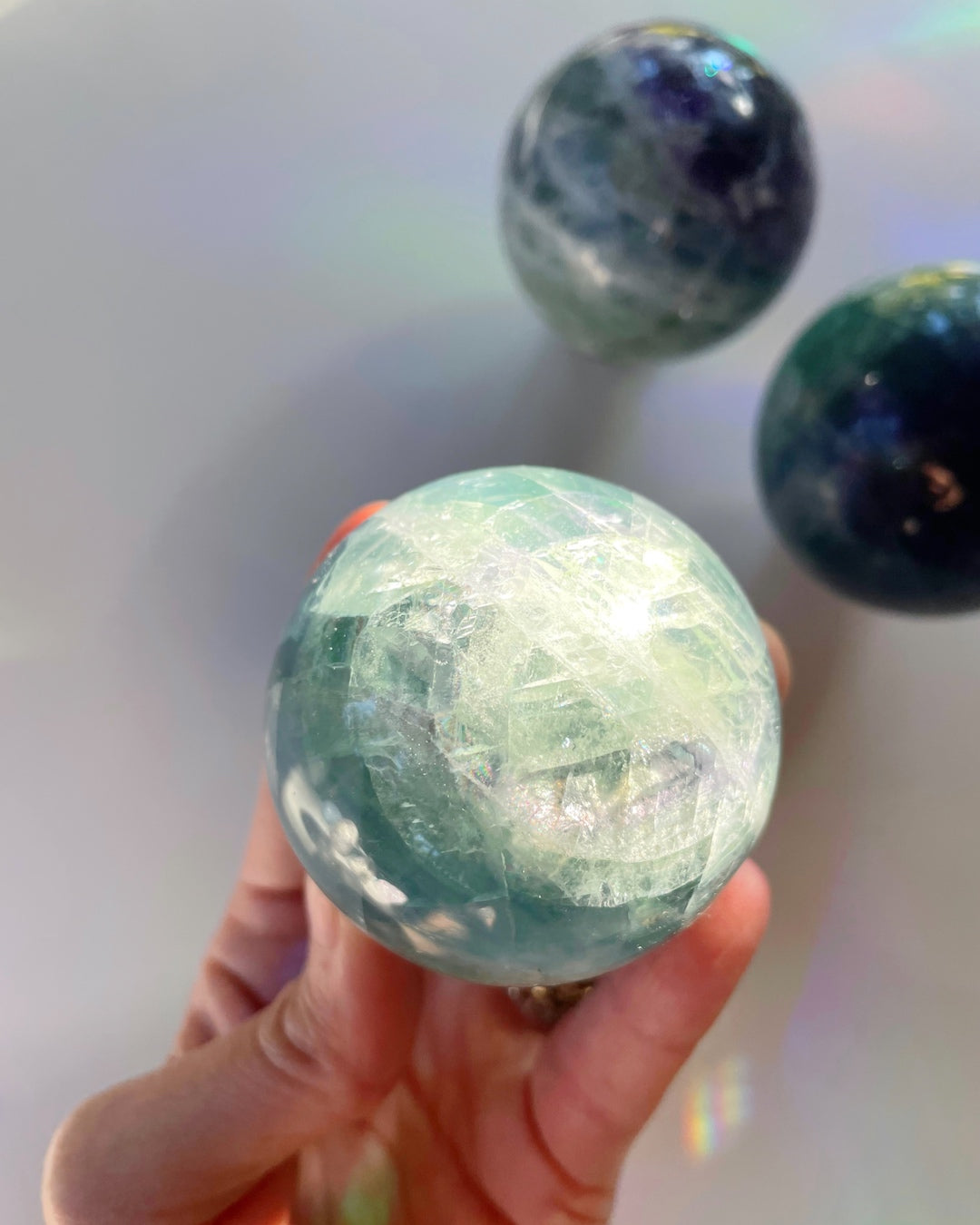 Fluorite Sphere - Baltic Mermaid
