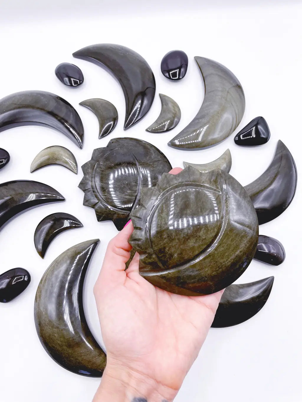 Gold Sheen Obsidian Eclipse - Baltic Mermaid