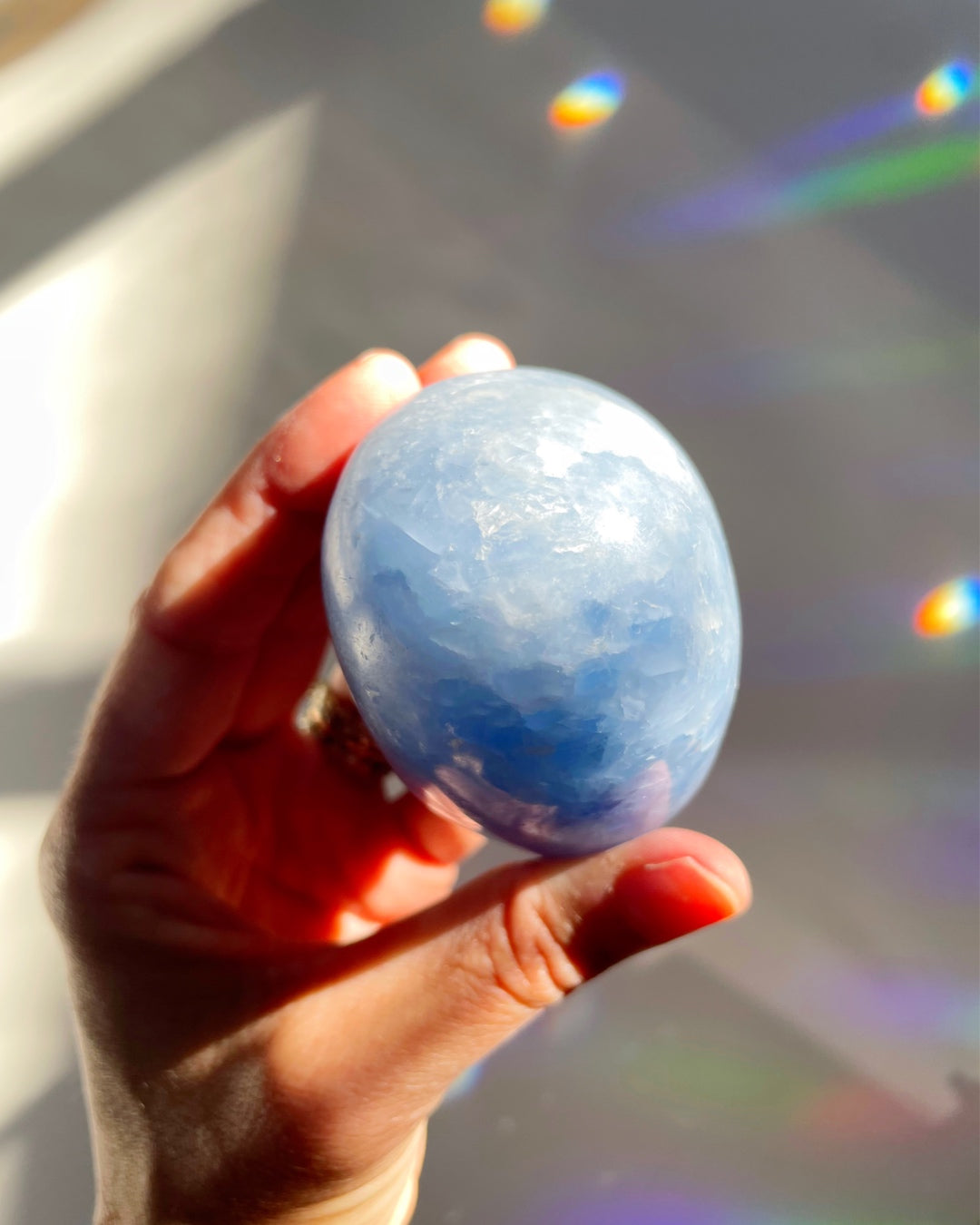 Blue Calcite Freeform - Baltic Mermaid