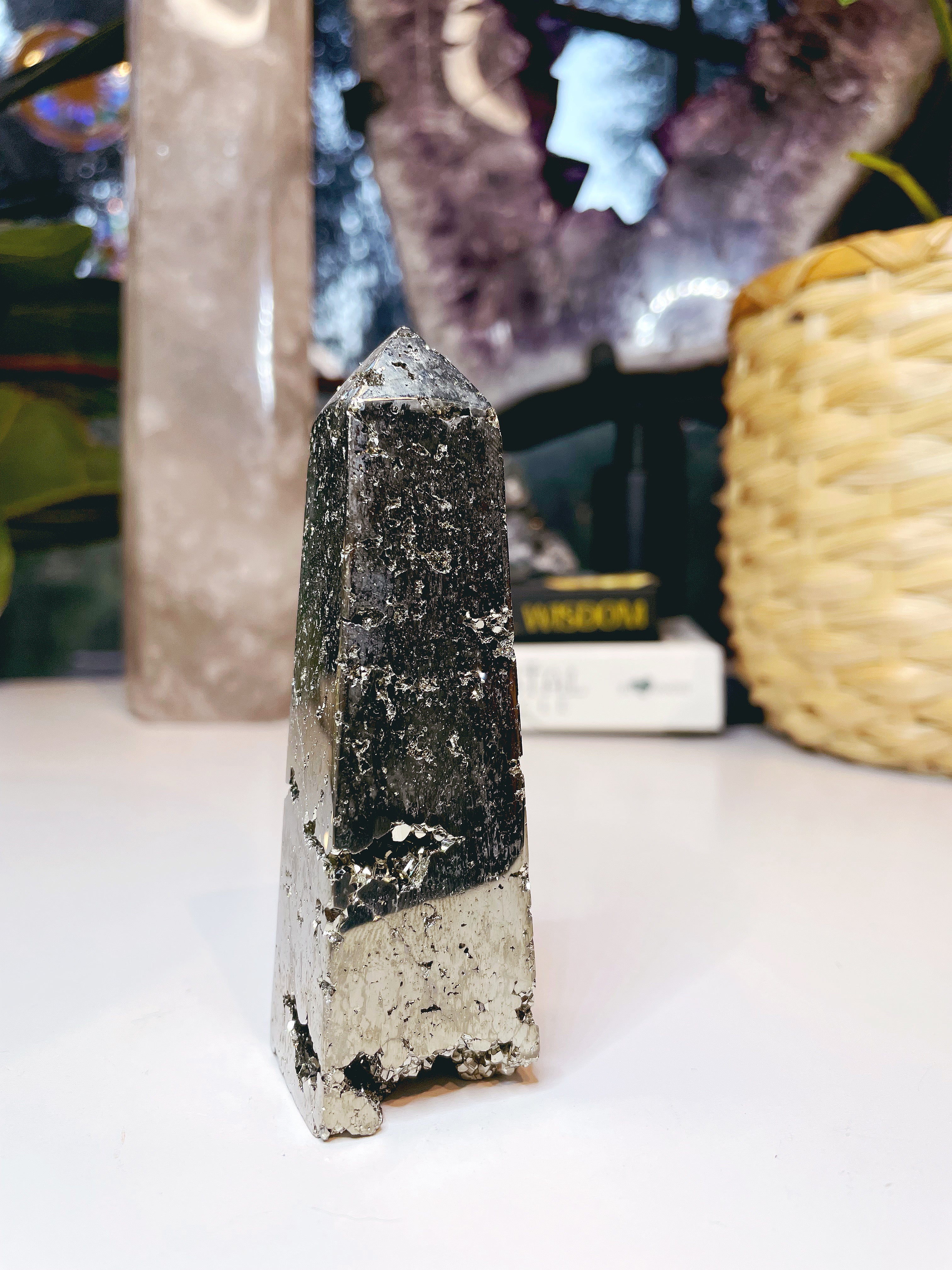 Pyrite Obelisk - Baltic Mermaid
