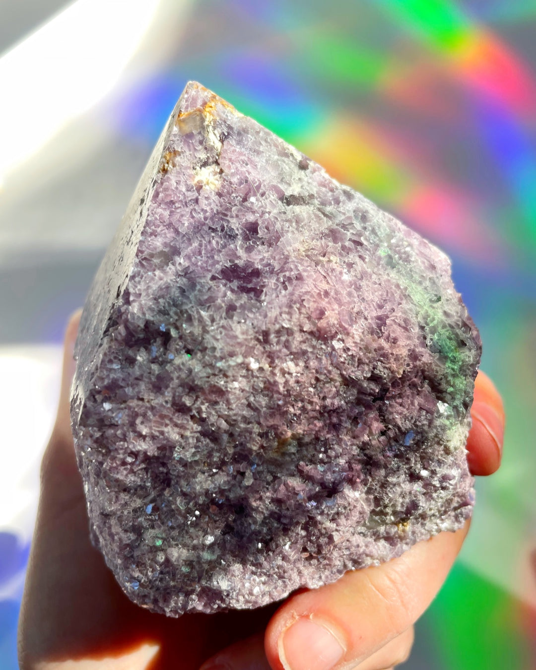 Lepidolite Semi Polished Point - Baltic Mermaid