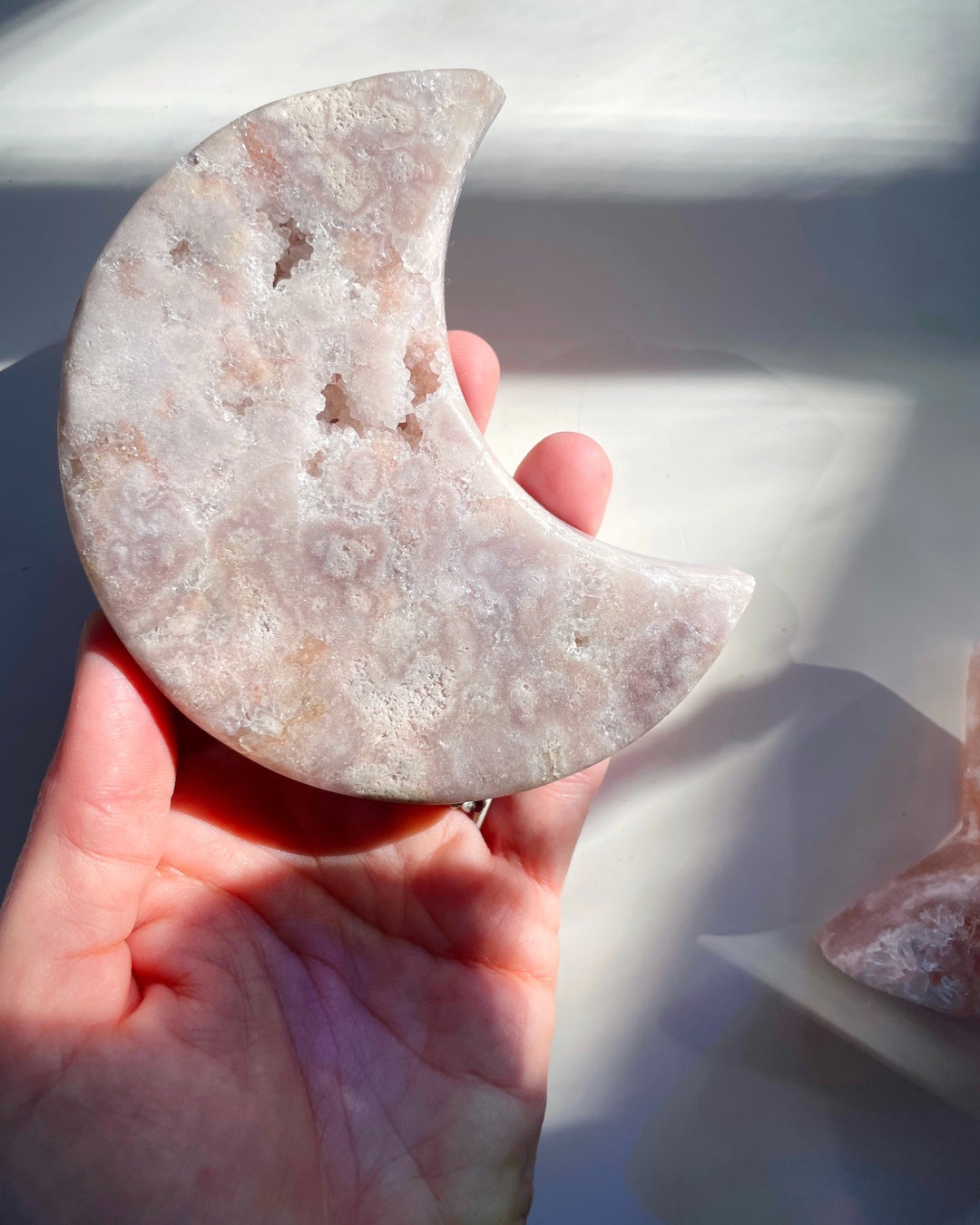 Pink Amethyst Moon - Baltic Mermaid