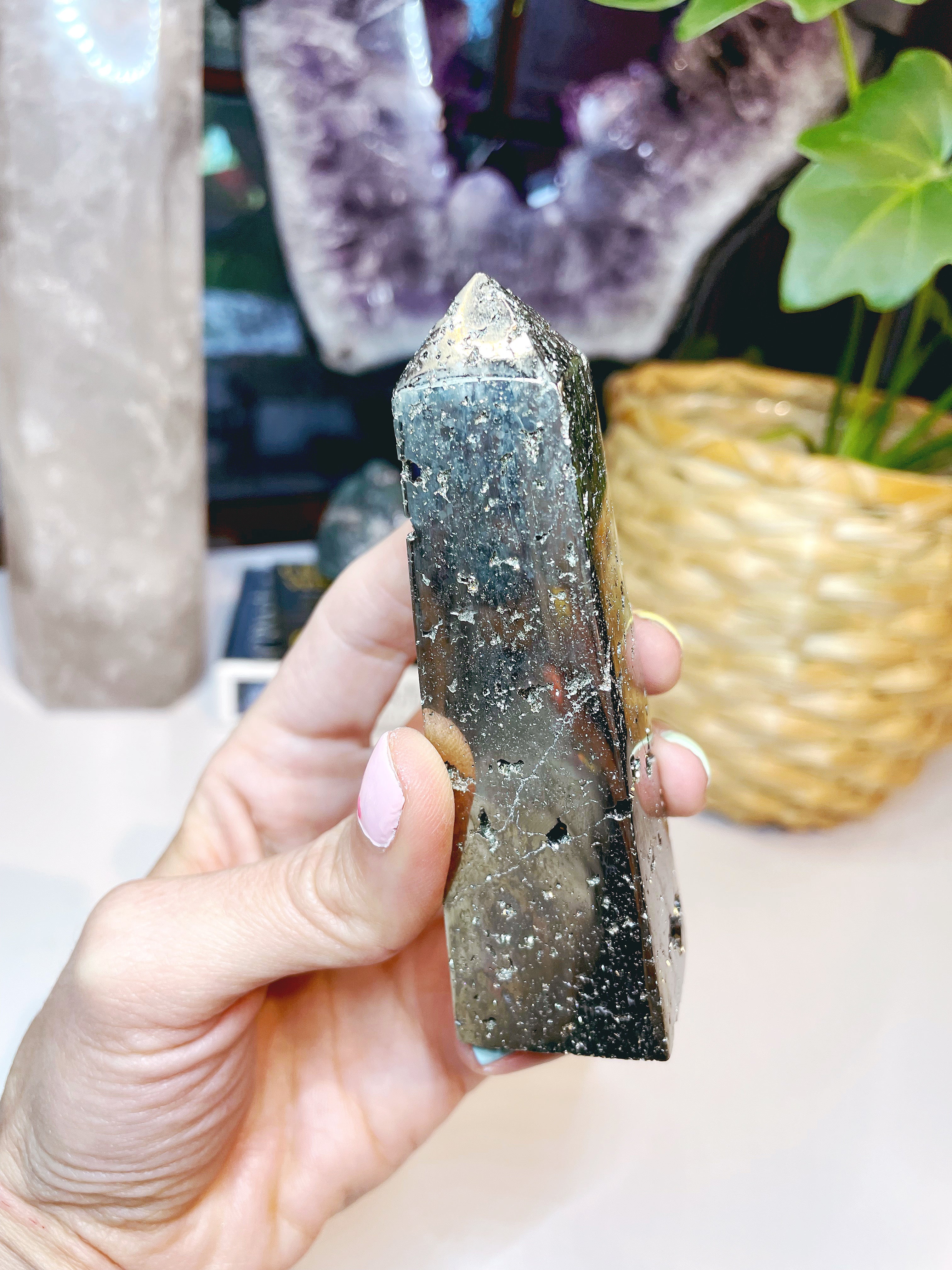 Pyrite Obelisk - Baltic Mermaid