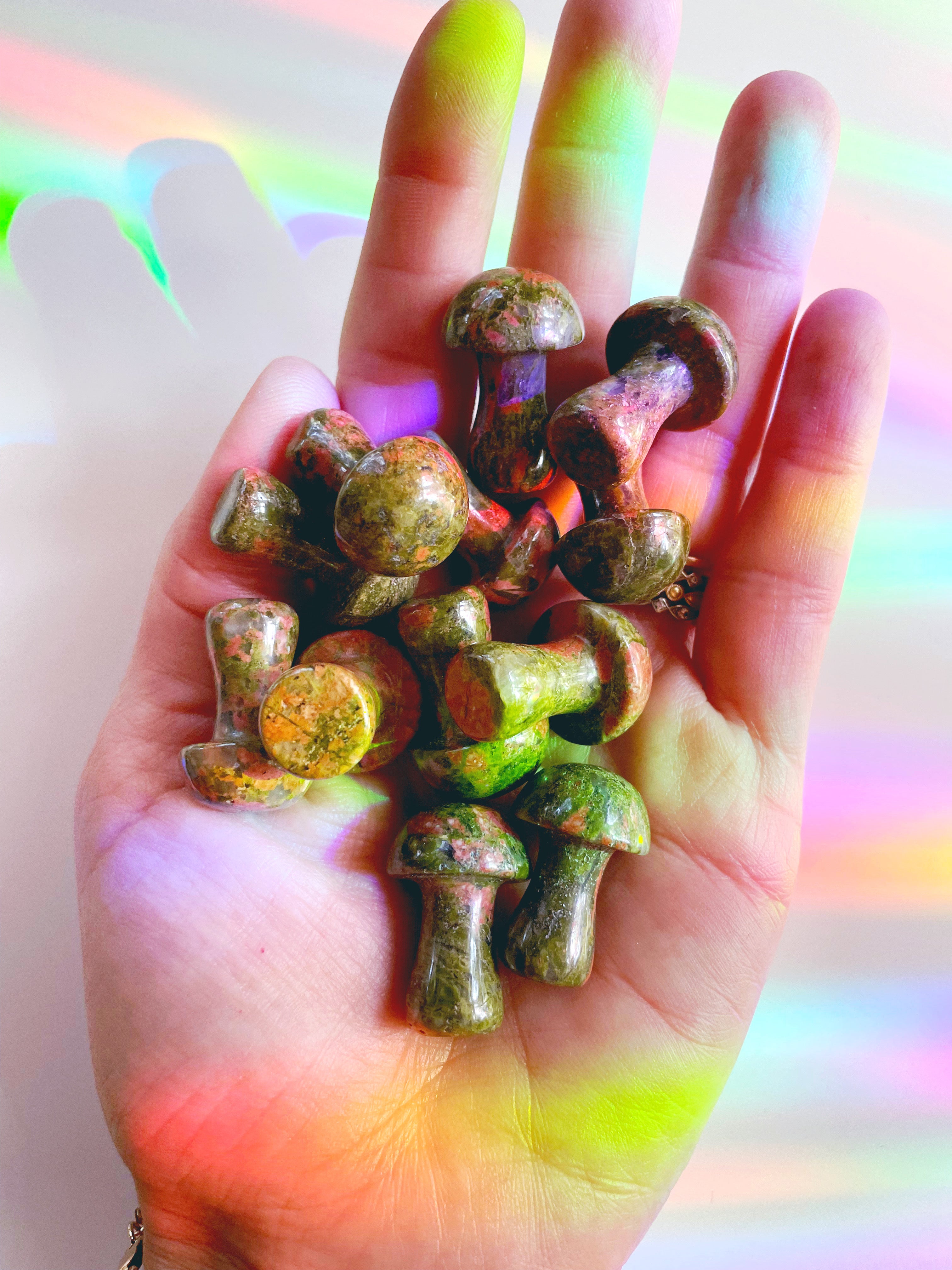 Unakite Mushrooms - Baltic Mermaid