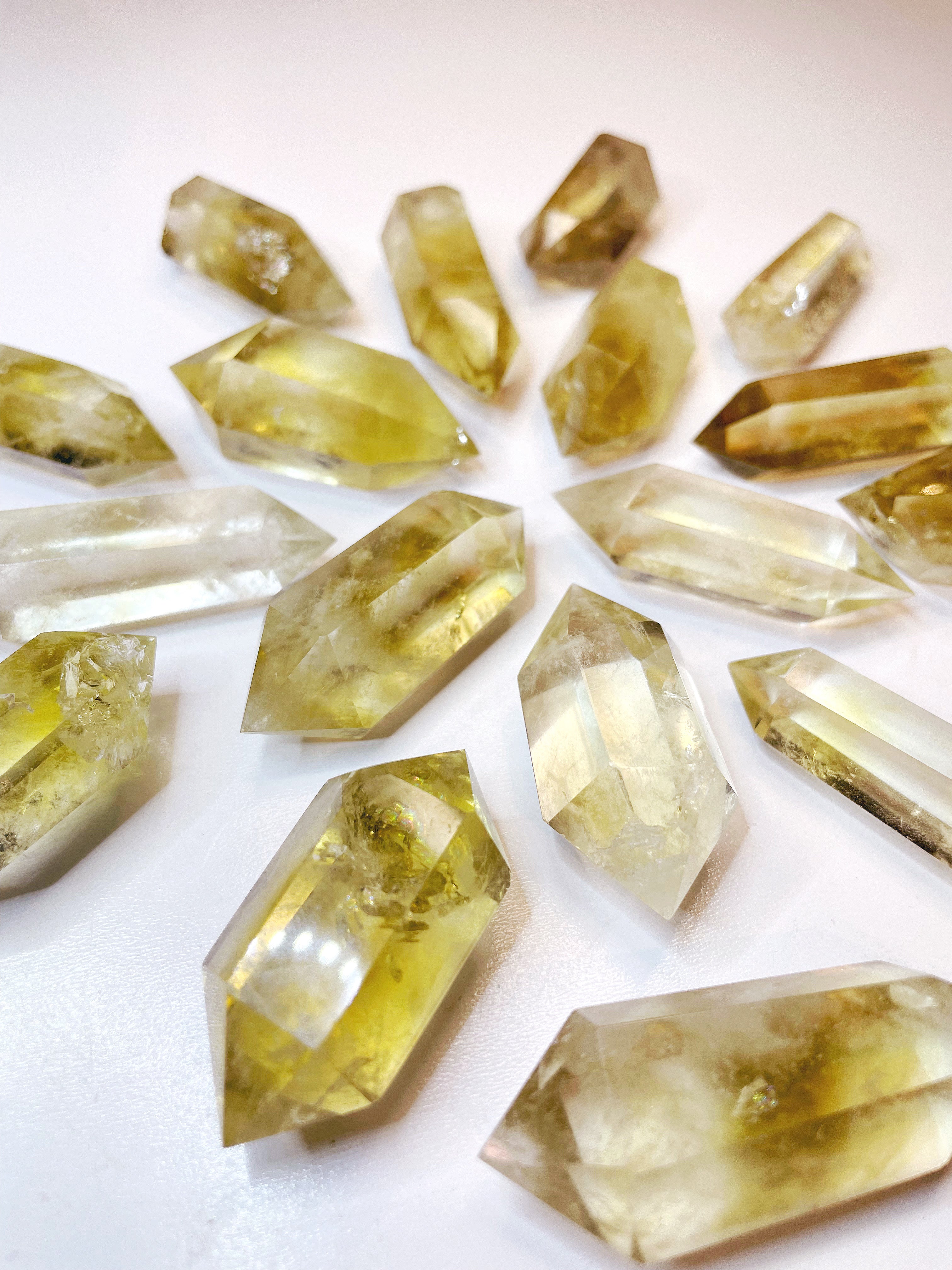 Double Terminated Citrine Point - Baltic Mermaid