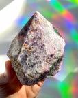 Lepidolite Semi Polished Point