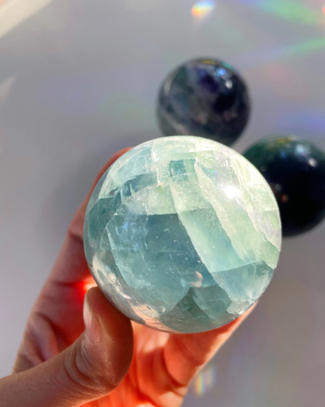 Fluorite Sphere - Baltic Mermaid