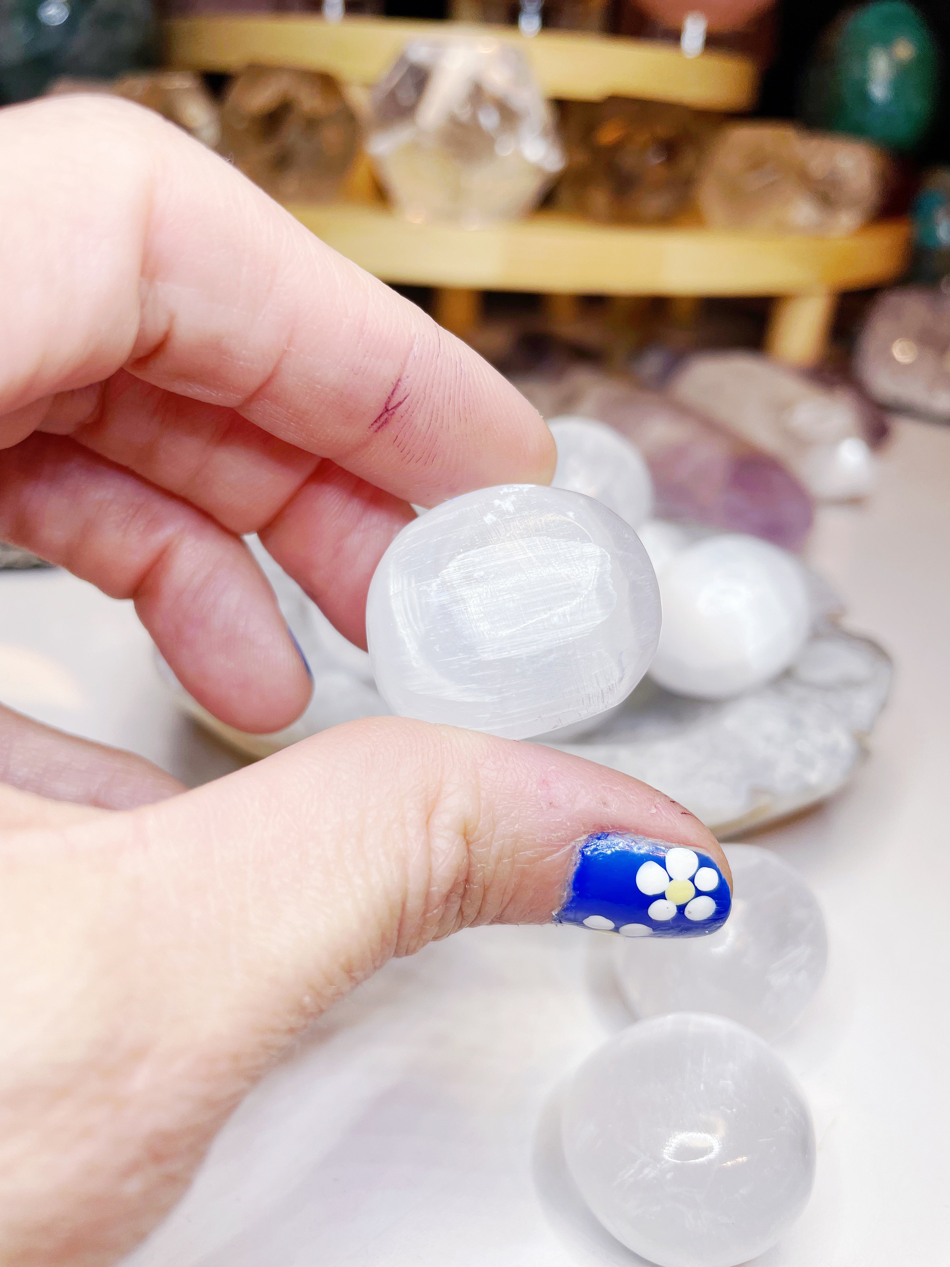 Selenite Tumbled Stones - Baltic Mermaid